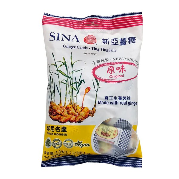 Original Sina Brand Ginger Candy (New Package) Pearl River Mart