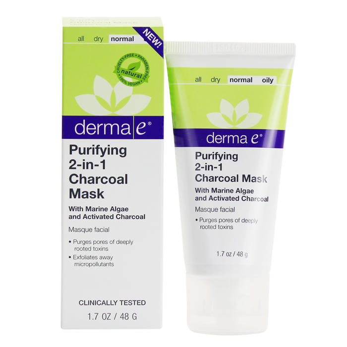 derma e Purifying 2in1 Charcoal Mask Pearls and Paris