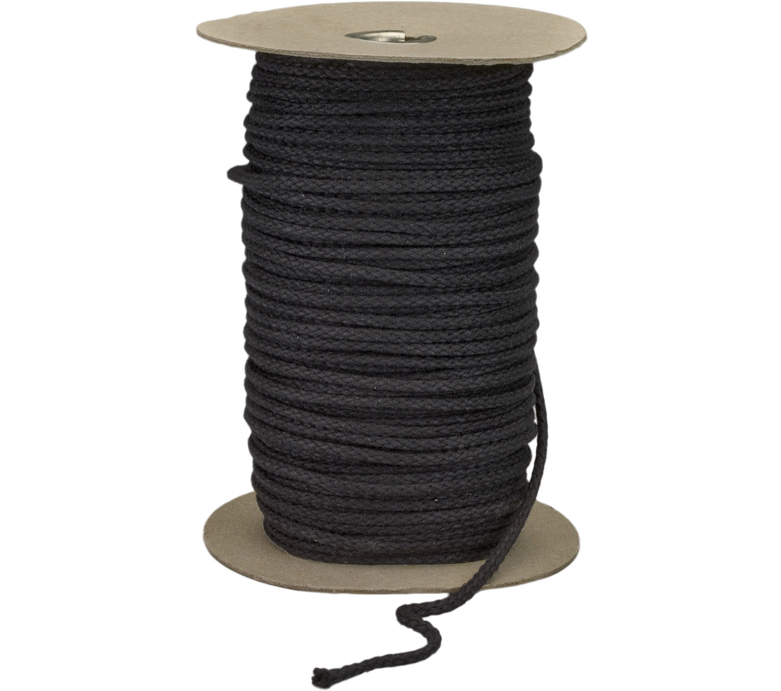 Round Braided Cotton Drawcord Pearl Trim