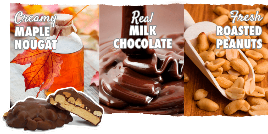 Nut Goodie Chocolate, Peanuts & Maple Nougat Pearson's Candy