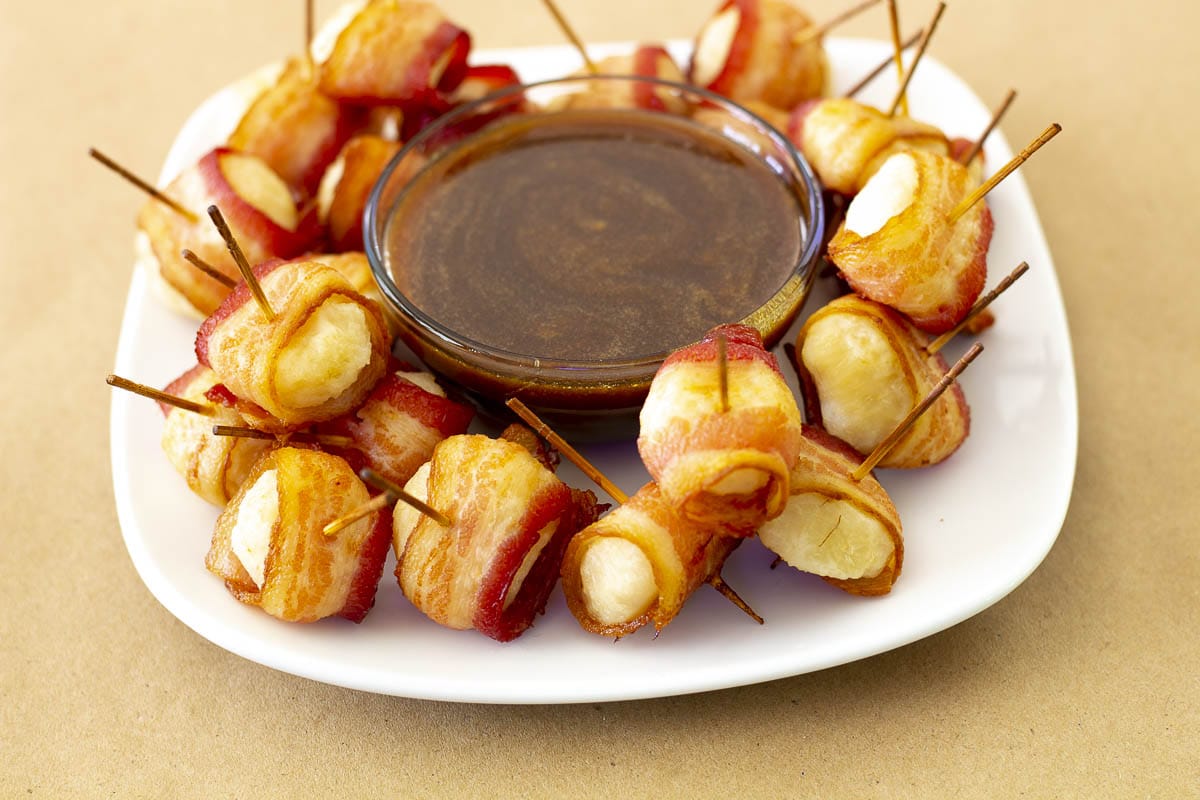 BaconWrapped Water Chestnuts Pear Tree Kitchen