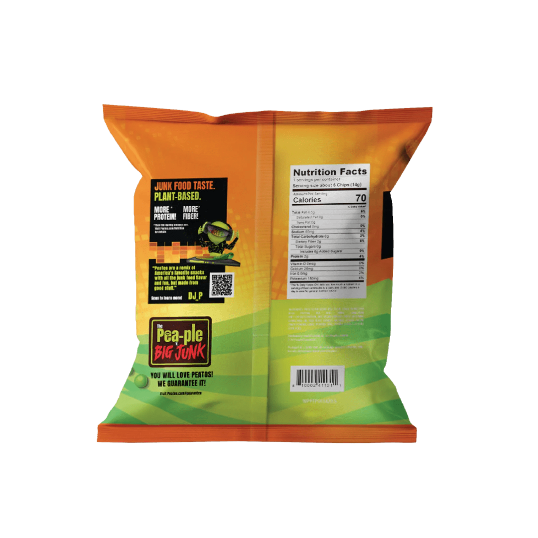 PeaTos Curls (No Cheese) Vegan Cheese Puffs