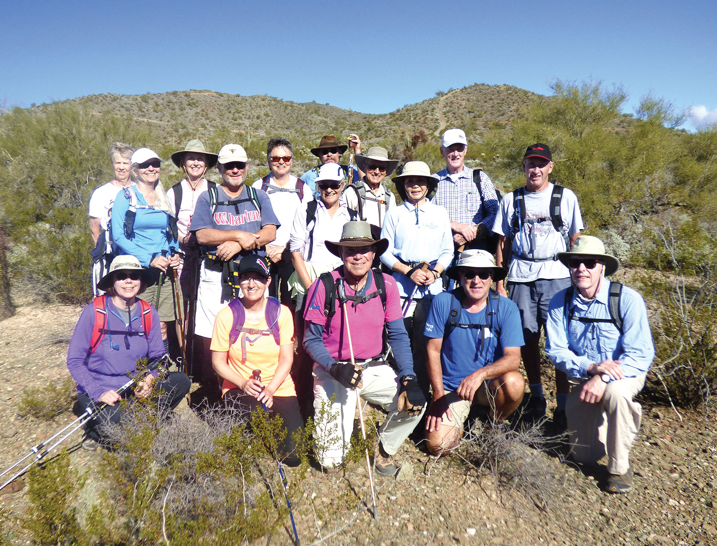 Hiking Club explores The Phoenix Sonoran Preserve PebbleCreek Post