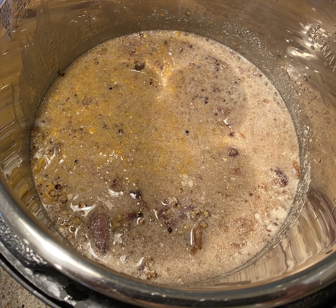 Instant Pot Sweet Potato Porridge Pebbles and Toast