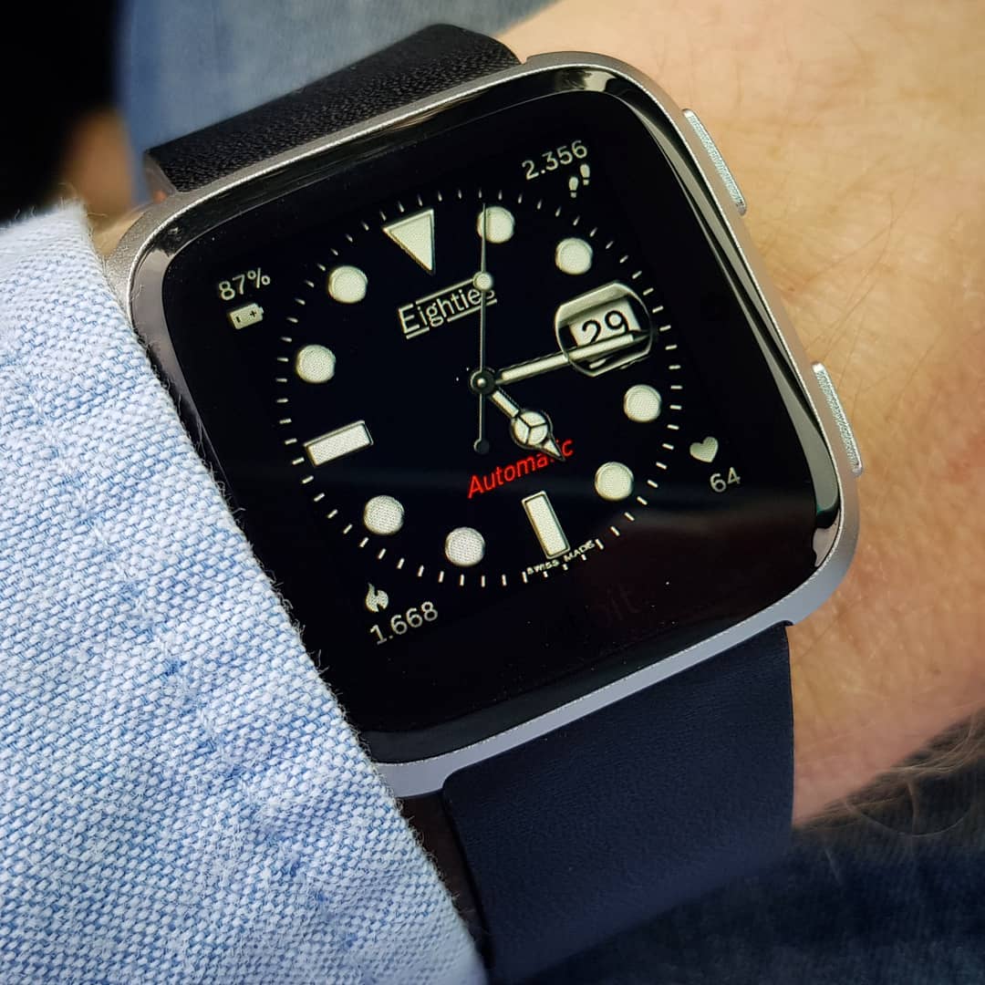 Eighties Fitbit Clock Face Versa
