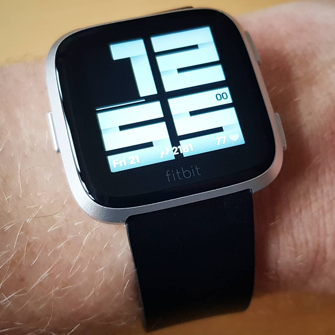 Squared Fitbit Clock Face Versa
