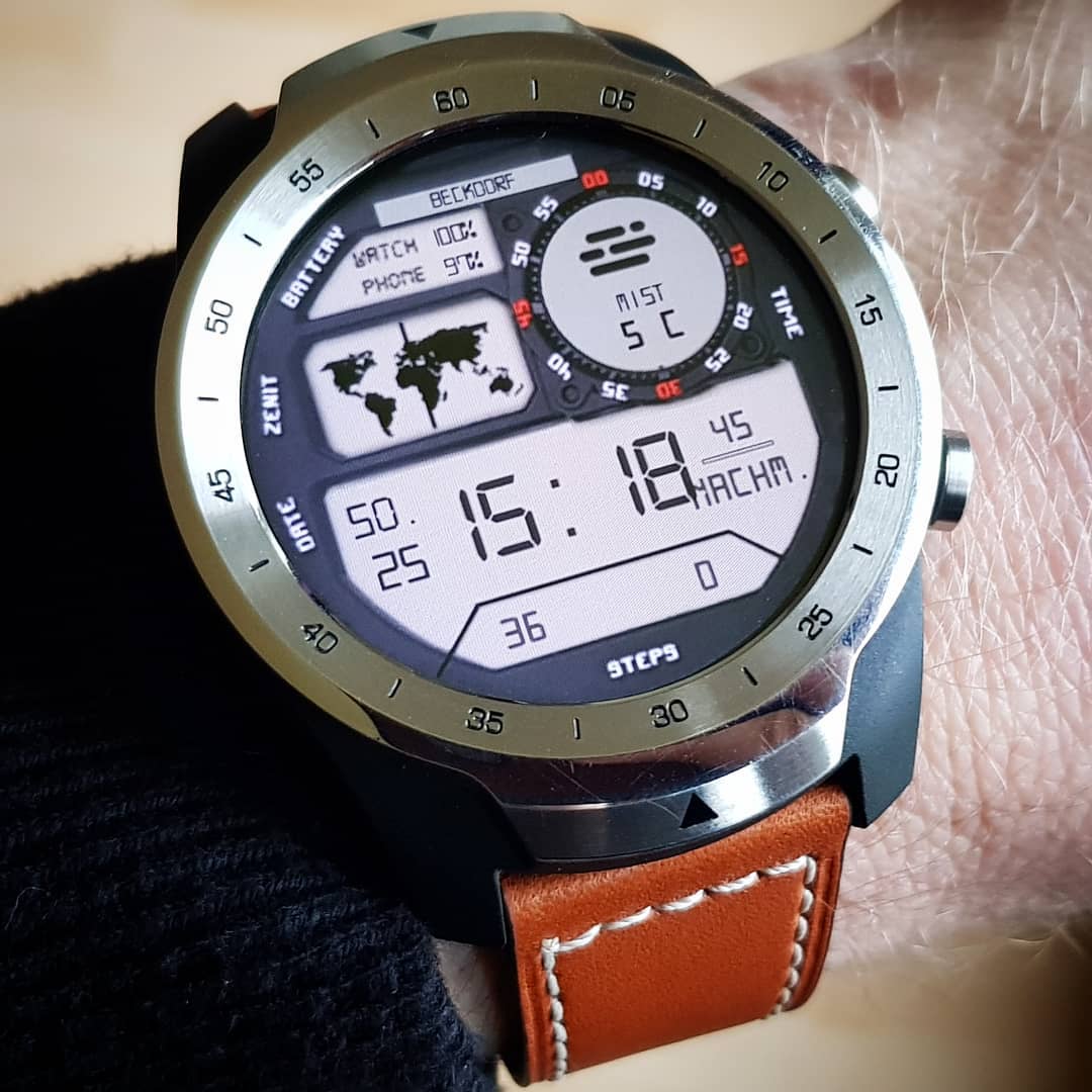 Mobvoi TicWatch Pro November 2018 Top 10 Wear OS Watchfaces