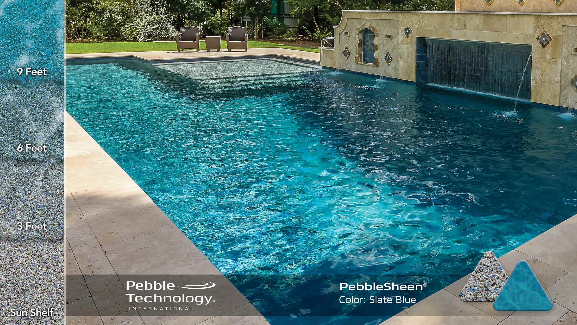 Slate Blue PebbleSheen Pool Finishes