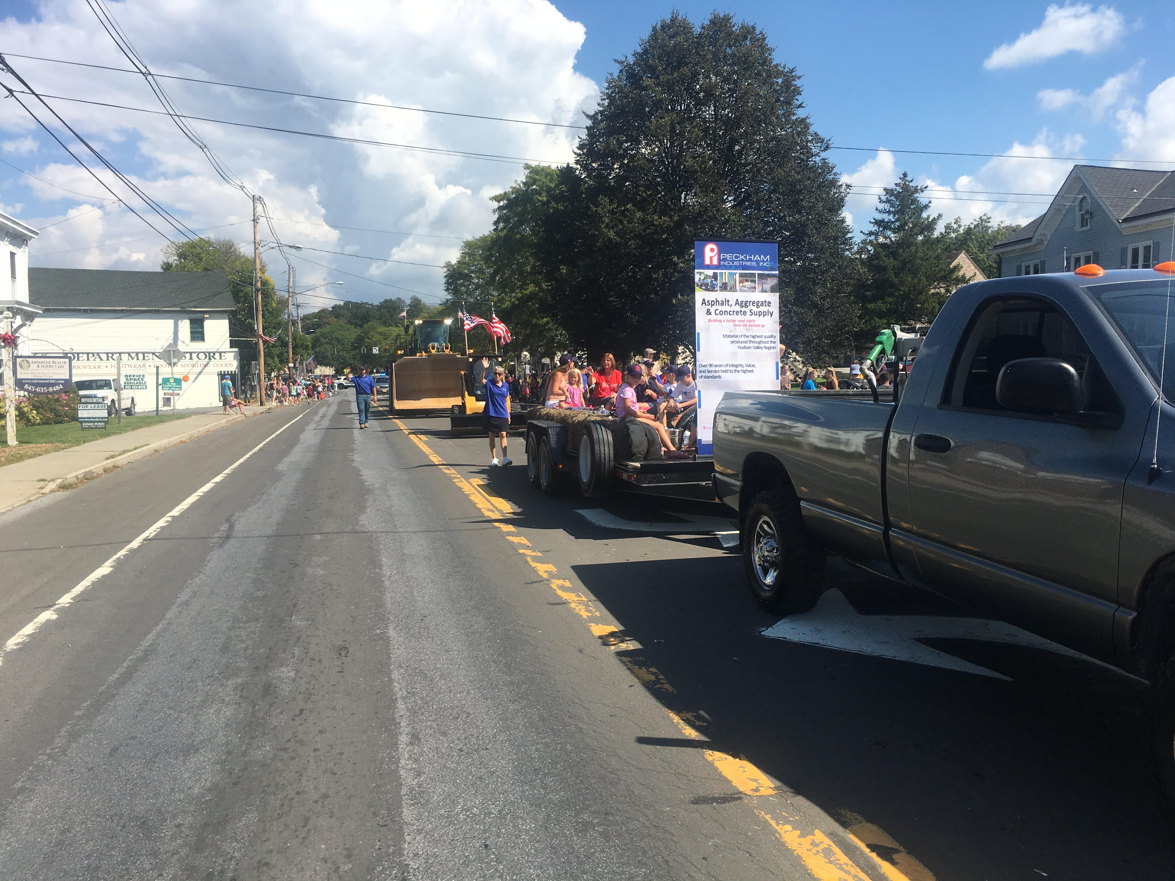 Dutchess Quarry Marches with Pleasant Valley in Their Town Celebration