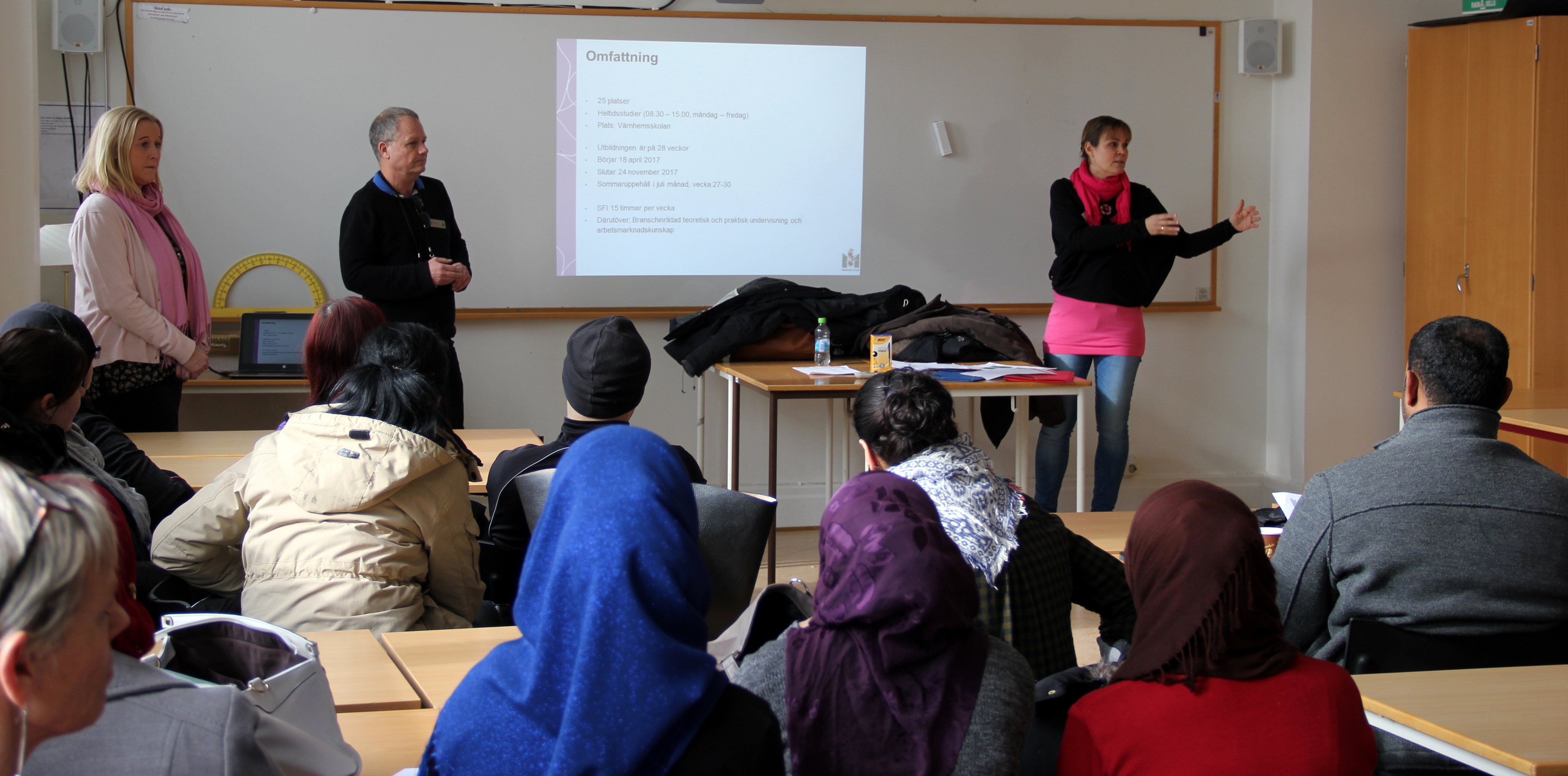 Butikstalanger på Värnhemsskolan Vägen till arbete i detaljhandels