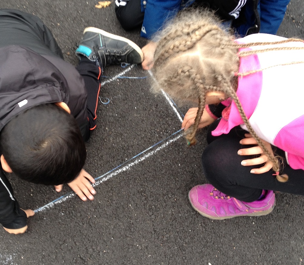 Vad kan man arbeta med utomhus under vintern? Mäta! Pedagog Malmö