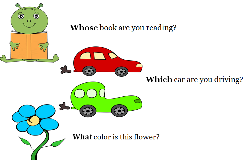 Interrogative Pronouns Question Words