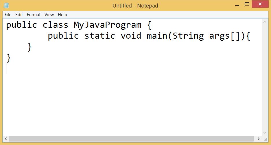 How to Write a Simple Java Program Step by Step Procedure with Illustration