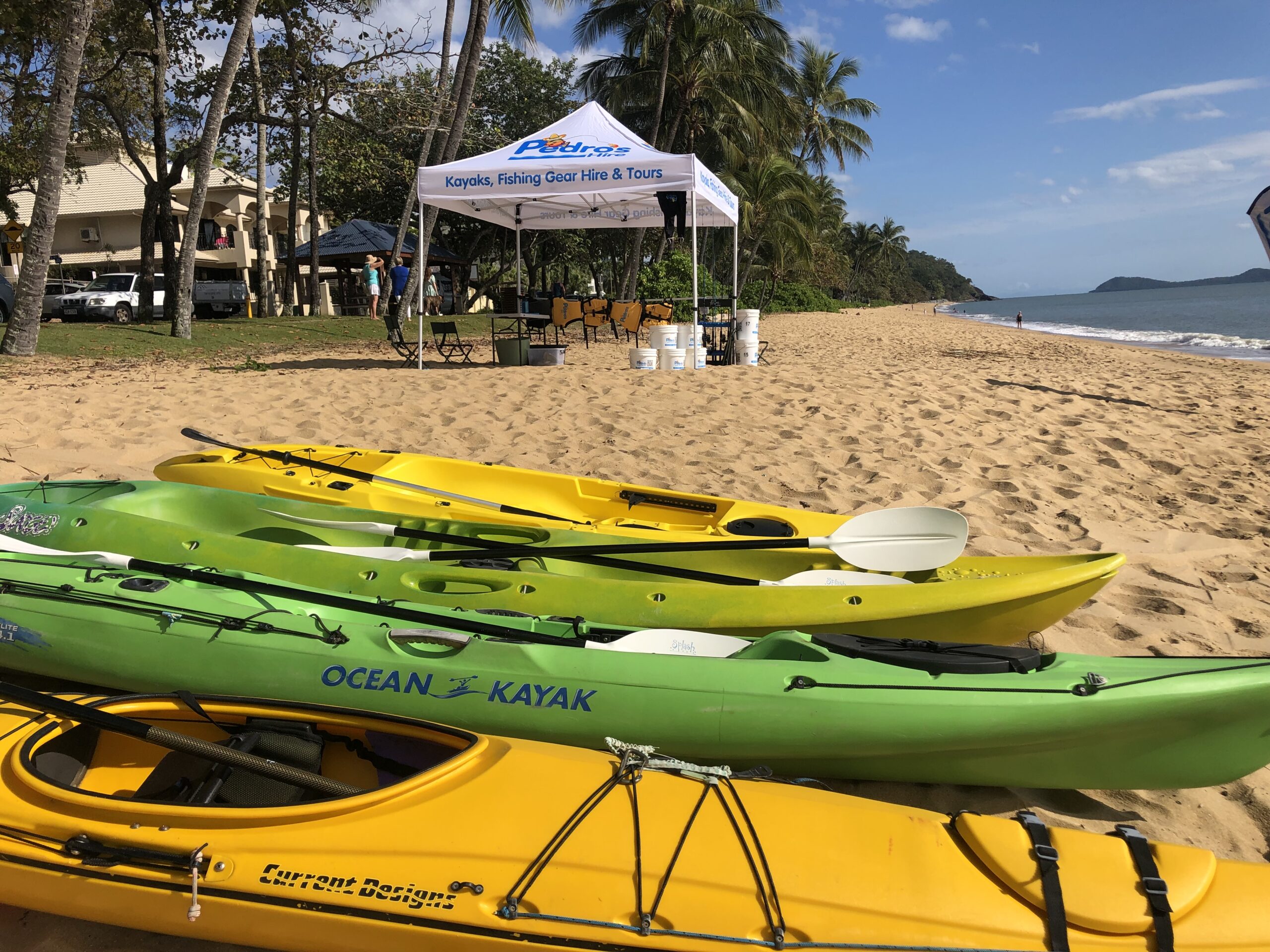 Trinity Beach Kayak Hire Pedro's hire and tours