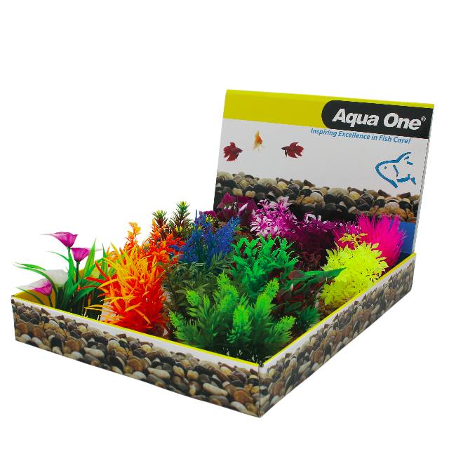 Aqua One Plastic Plant Assorted Peejay Pets Superstore Ltd