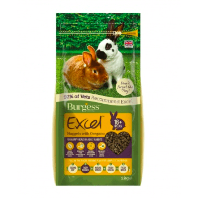 Burgess Excel Rabbit Oregano 2kg Peejay Pets Superstore Ltd