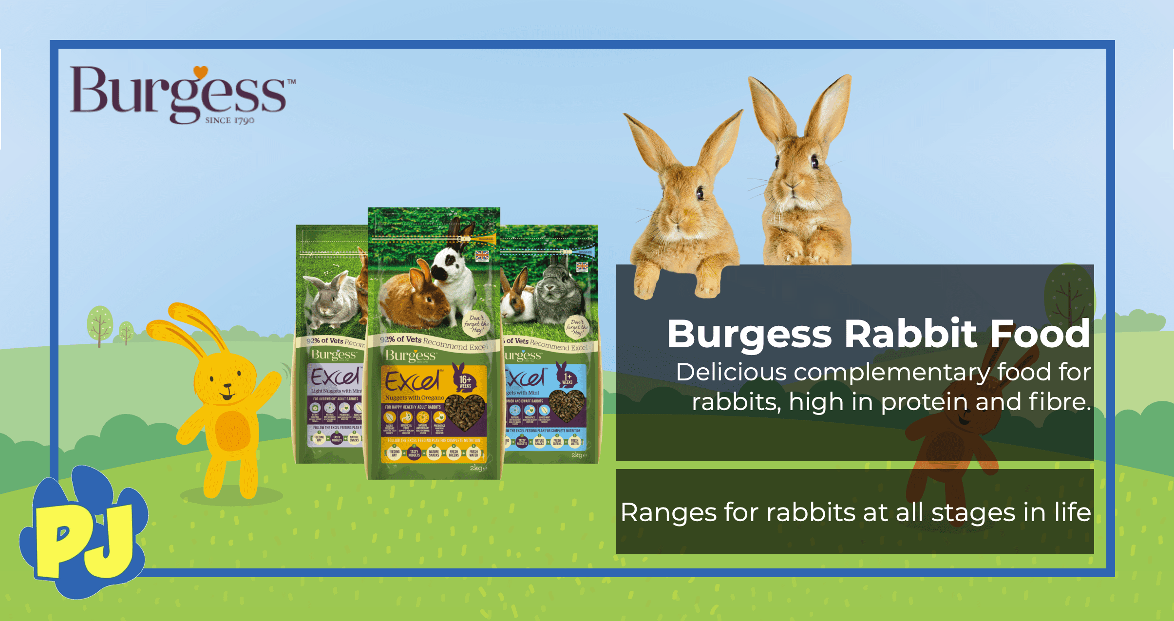 Burgess Excel Rabbit Junior Mint (Various Bag Sizes