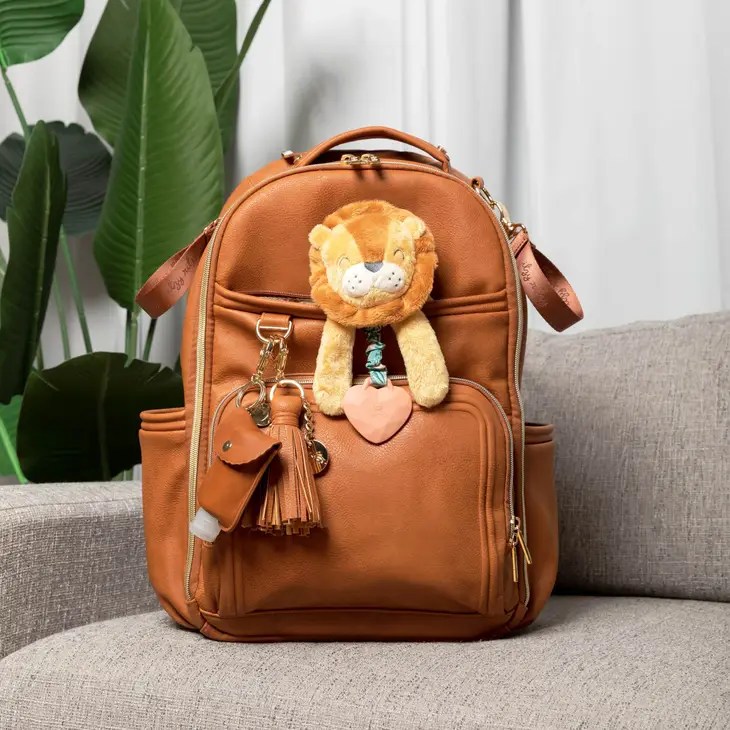Jetsetter Cognac Boss Backpack™ Diaper Bag PeekaBoo Online