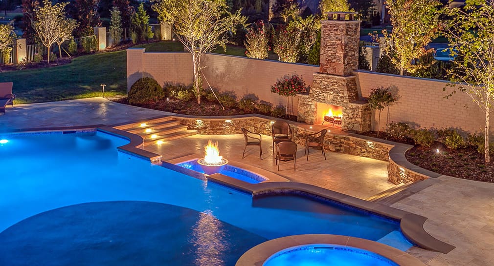 Custom Outdoor Kitchens, Poolside Living Spaces, by Peek Pools and Spas
