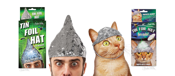 A tin foil hat for YOU and YOUR CAT! - Pee-wee's blog