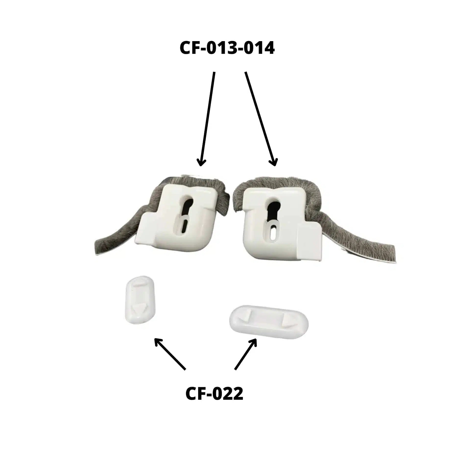SCREW CAPS AND PLUGS FOR SCREW HOLES (CF013014) CF022WHITE