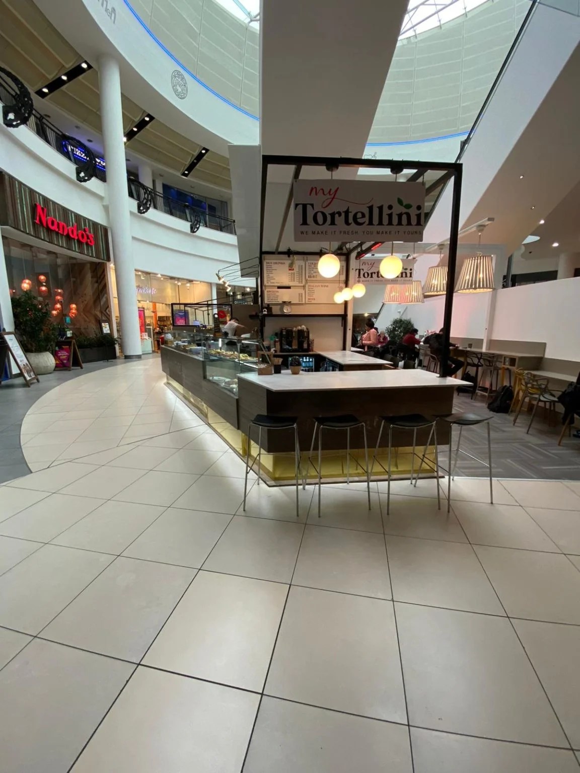 Tortellini . O2 shopping centre. London Pegasus Shopfitting LTD