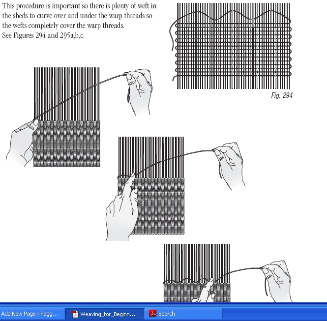 Peggy's Weaving Tips > Rep Weave Tips Peggy Osterkamp's Weaving