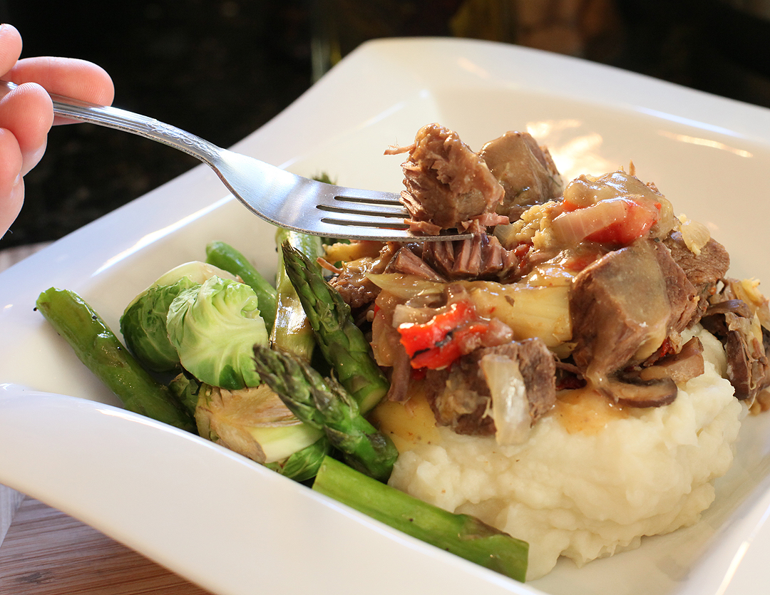 Italian Pot Roast {Electric Pressure Cooker Recipe} to Peggy