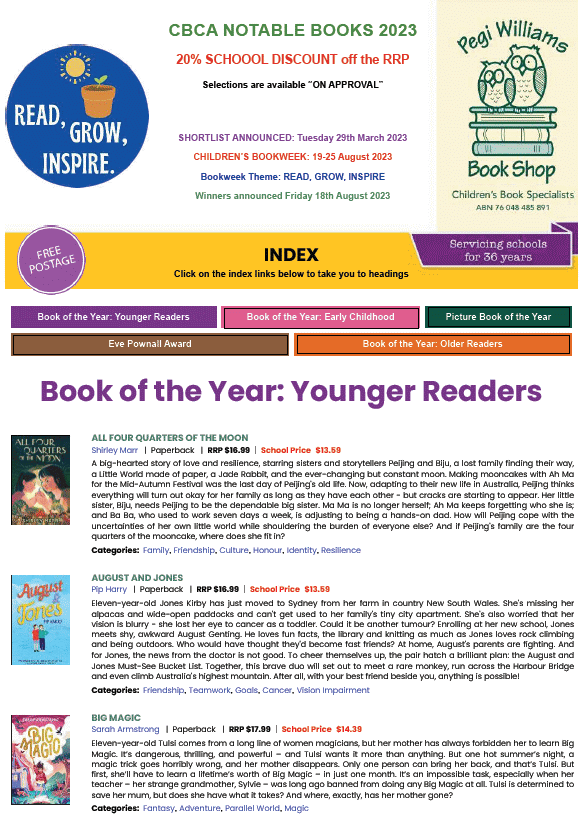 Children's Book Council of Australia Notable Books