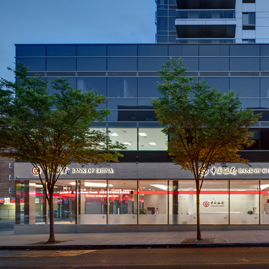 Bank of China, Flushing PEI Architects