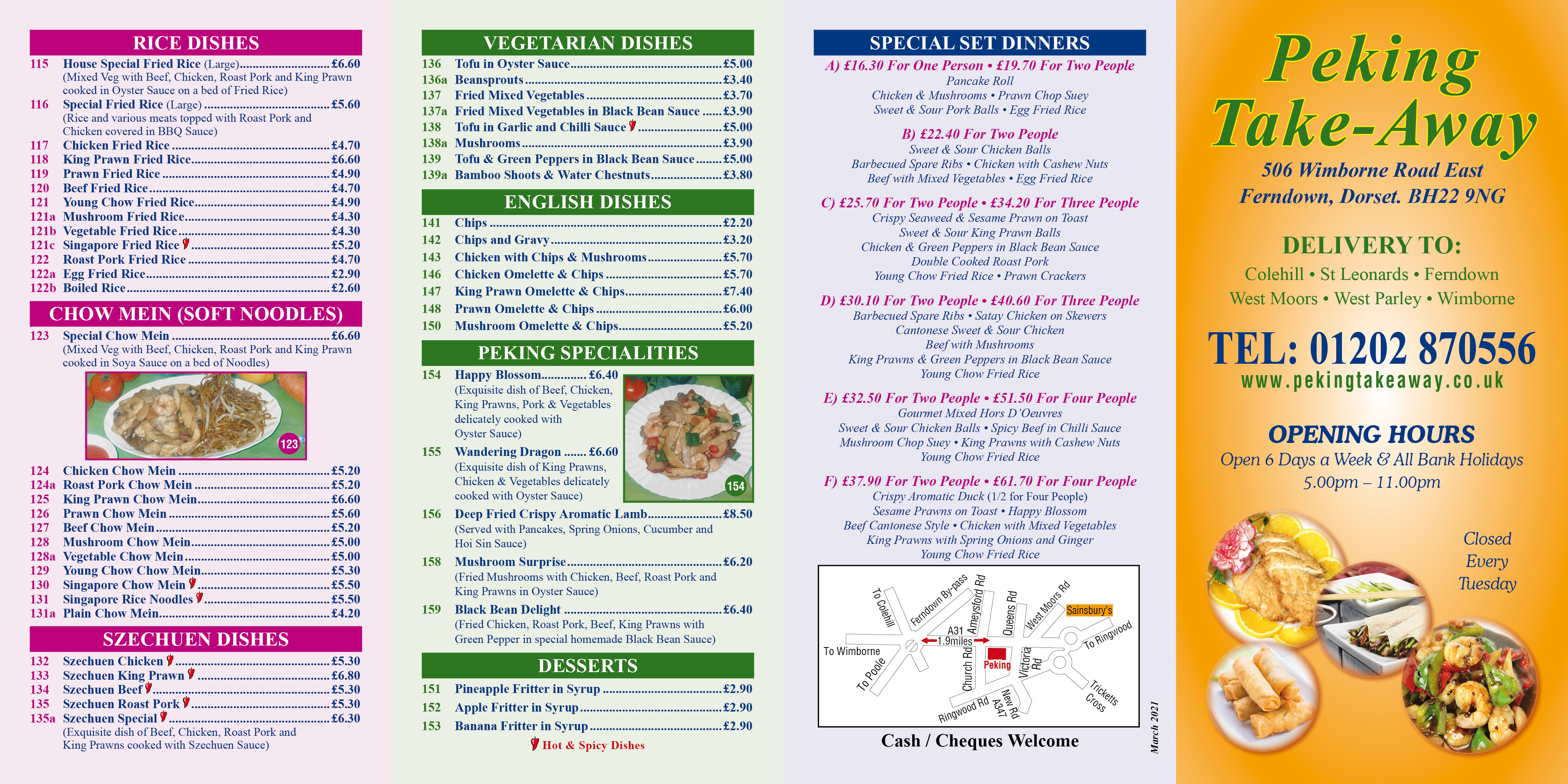 PEKING MENU