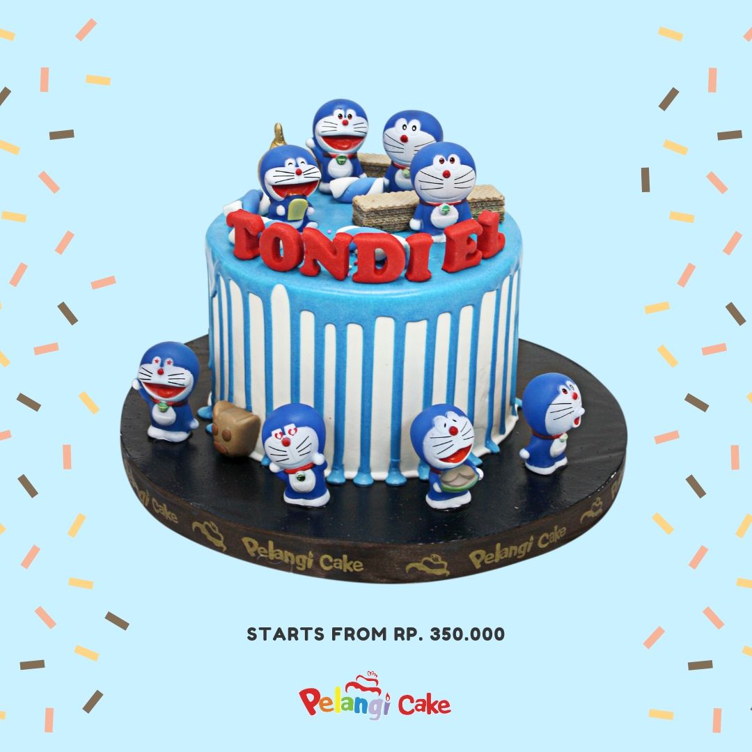 Bolu Ulang Tahun Doraemon Dengan
