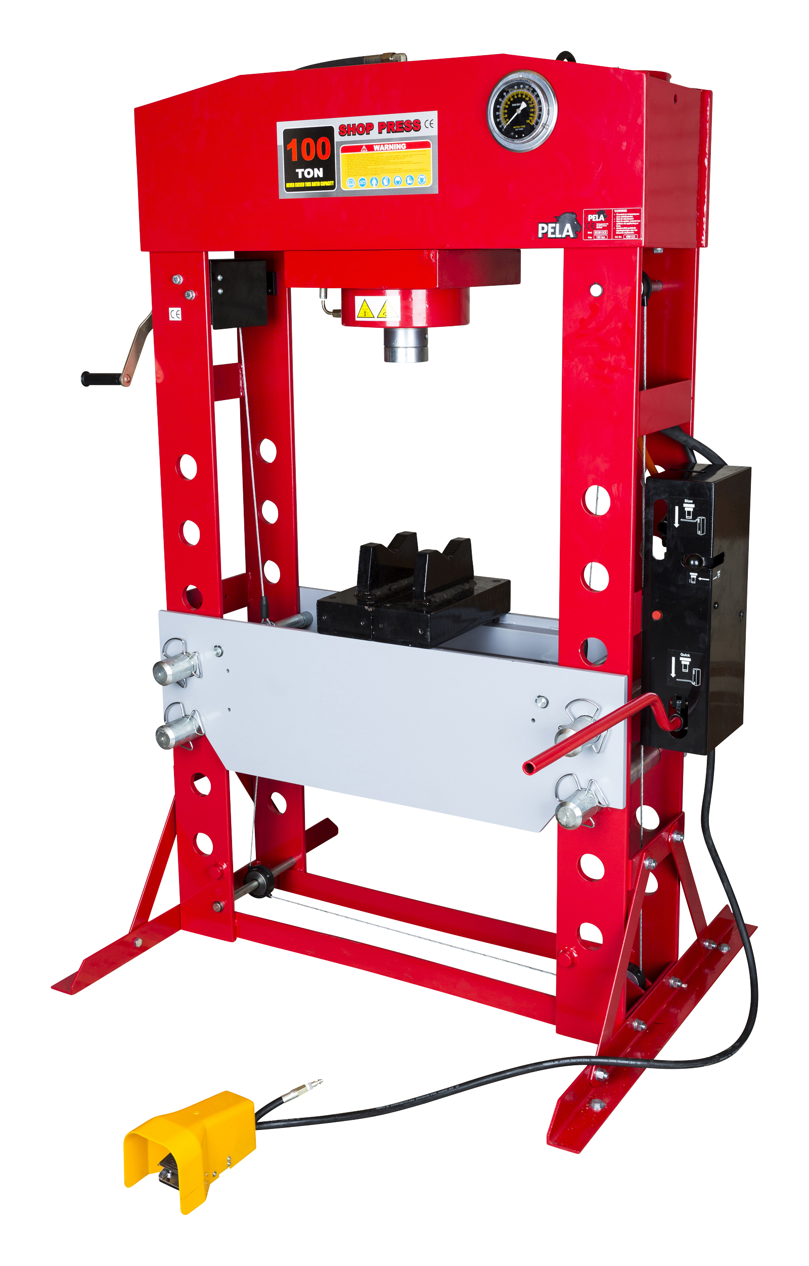 Buy Hydraulic press 100 tonnes Air hydraulic at Pela Tools