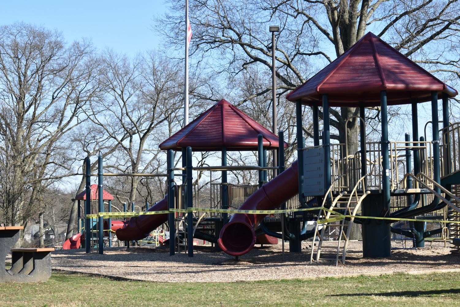 Snapshot Prospect Hill playground without play Pelham Examiner