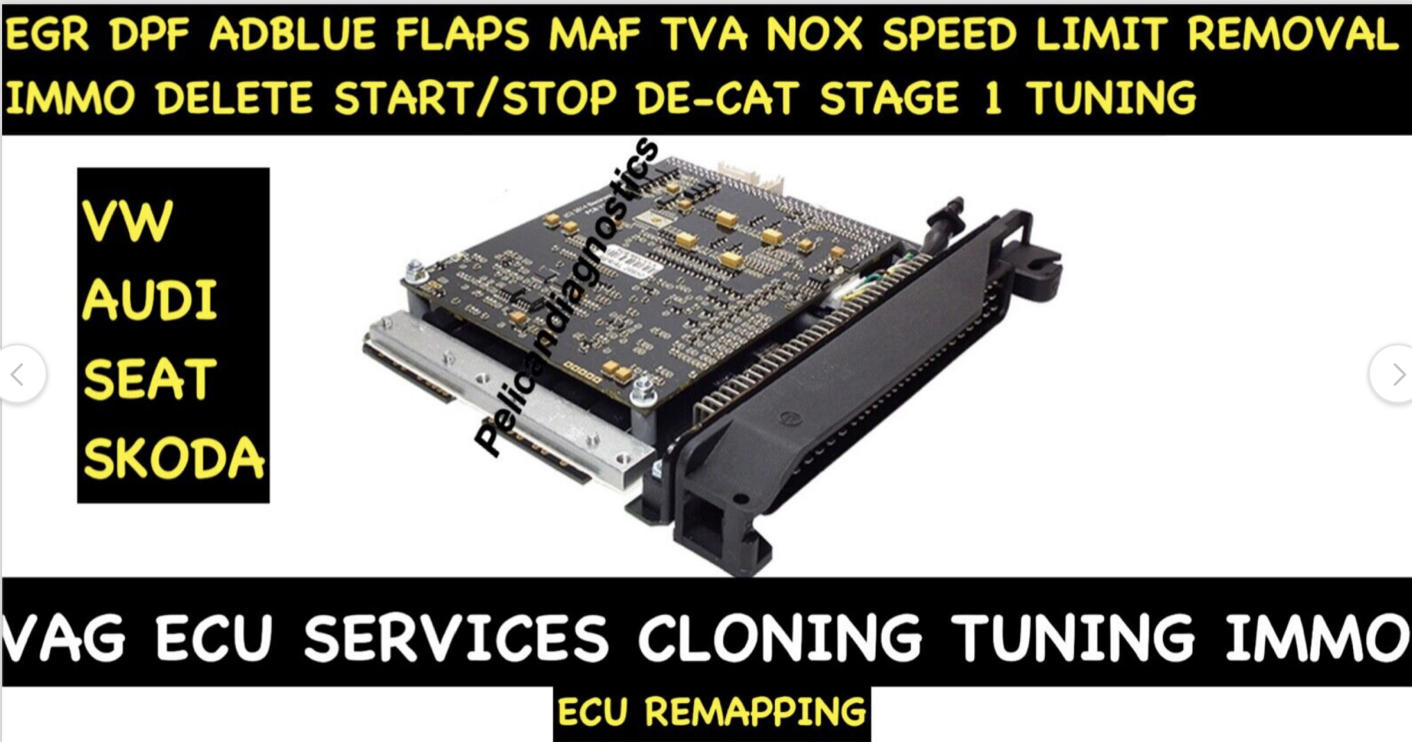 VW Audi Seat Skoda Ecu Remapping Tuning Quick Delivery