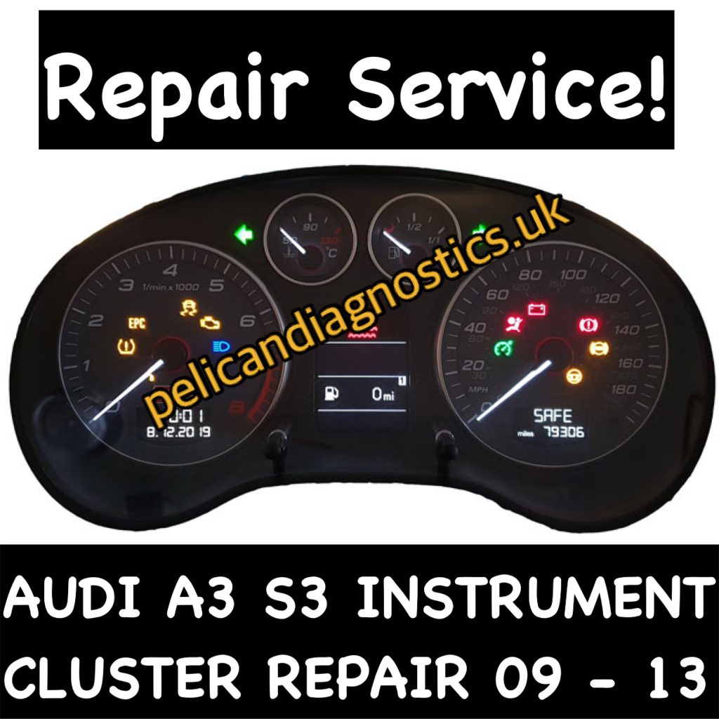 Audi A3 S3 Instrument Cluster Repair Quick Delivery