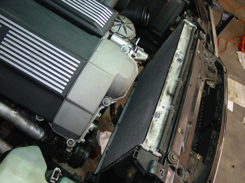 Bmw z3 radiator removal