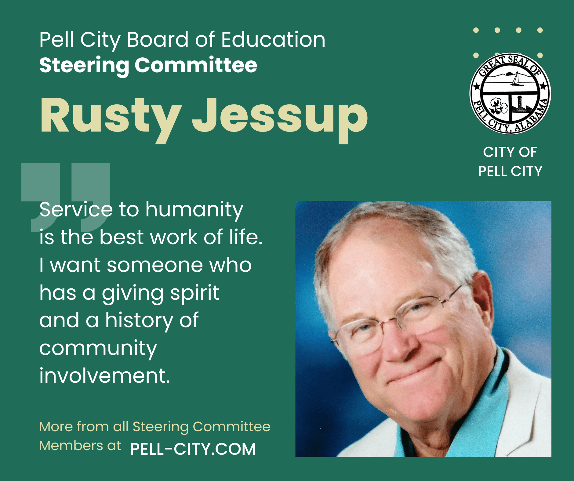 Meet the members of the Pell City Board of Education Steering Committee