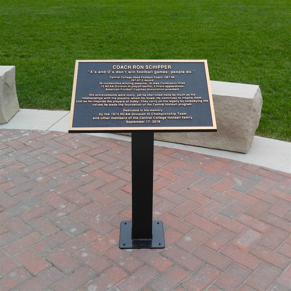 Plaque Display Stakes Pella Engraving & Sign Company