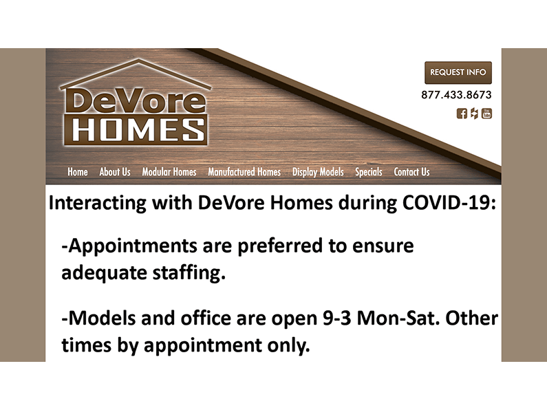 DeVore Homes Pella Hosting