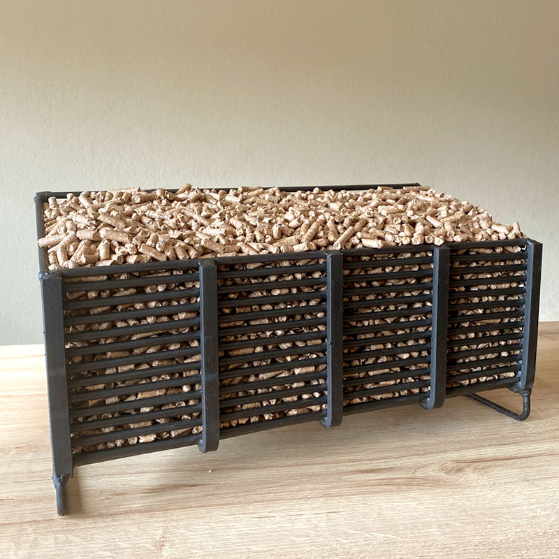 Buy Pellet Baskets. Use pellet baskets in your wood stove or fireplace to heat your home without
