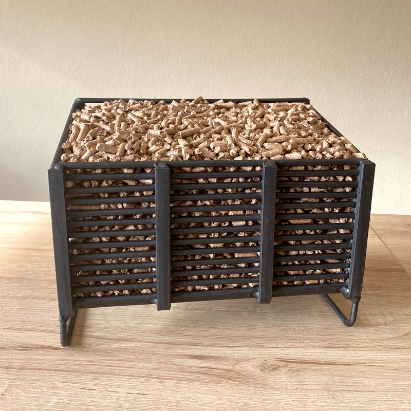 Buy Pellet Baskets. Use pellet baskets in your wood stove or fireplace