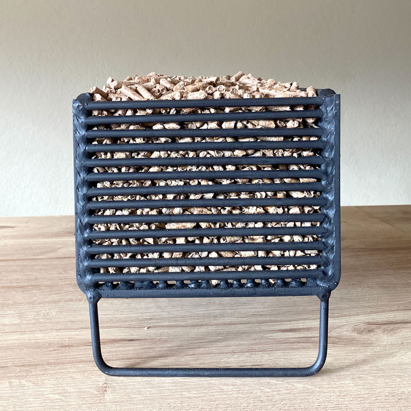 Buy Pellet Baskets. Use pellet baskets in your wood stove or fireplace