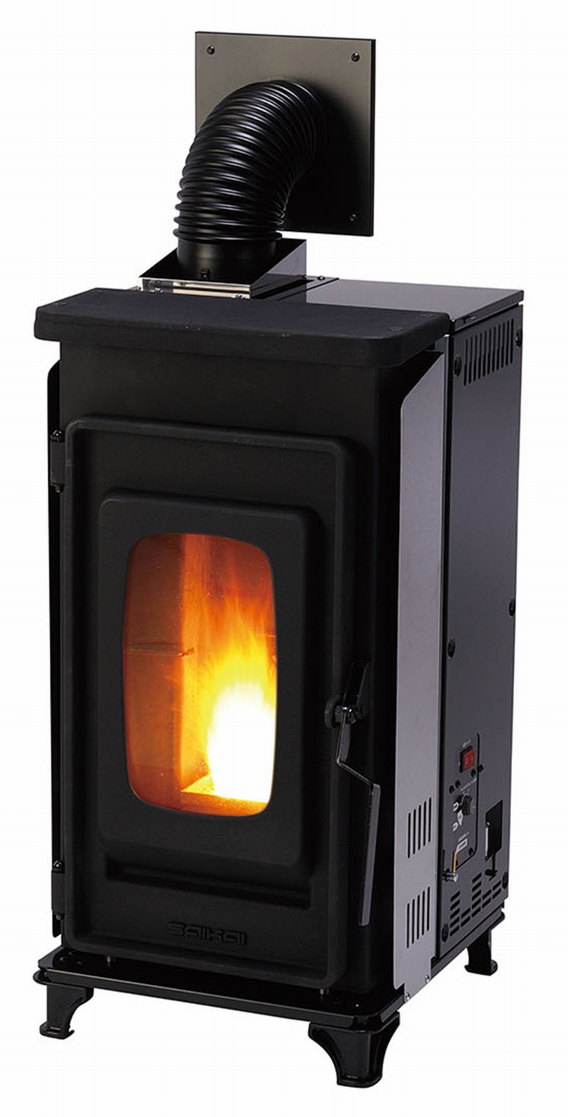 される ペレットストーブ40 Kwヒーター省エネ強力なペレットヒートウッドセールレッドoemスチールステンレスパワースタイルモダンテクニカル