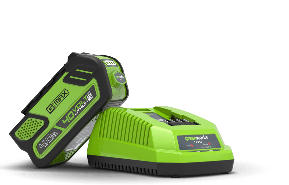 40v Greensworks4.0A/H Battery & Charger - Pellows