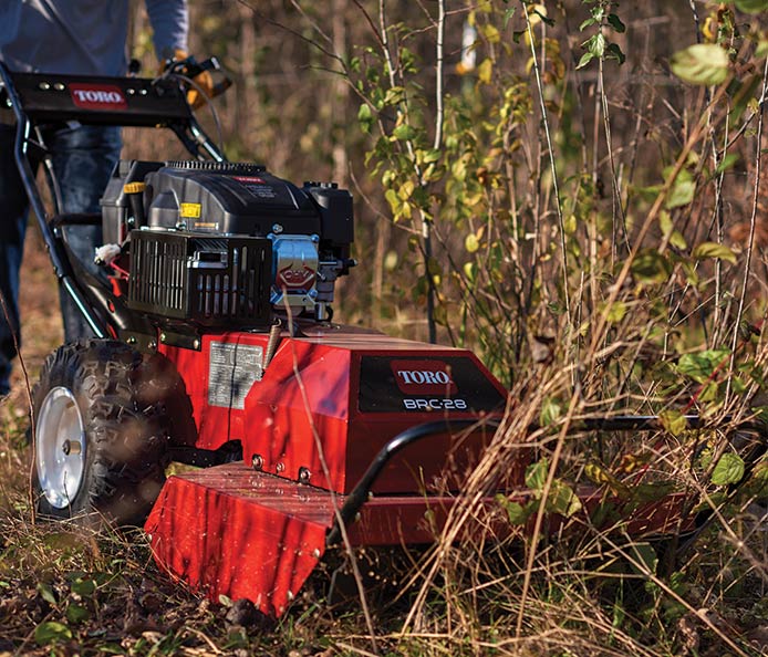 Toro Brush Cutter BRC28, Wallk Behind Pellows