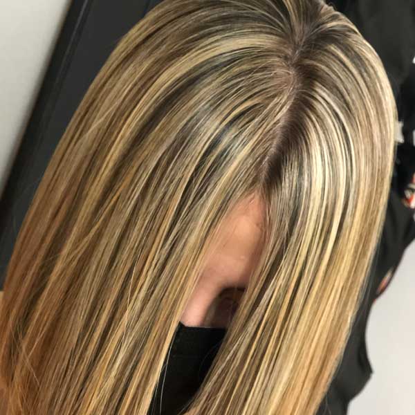 mechas babylights Peluqueria mimate Cabezon de la sal