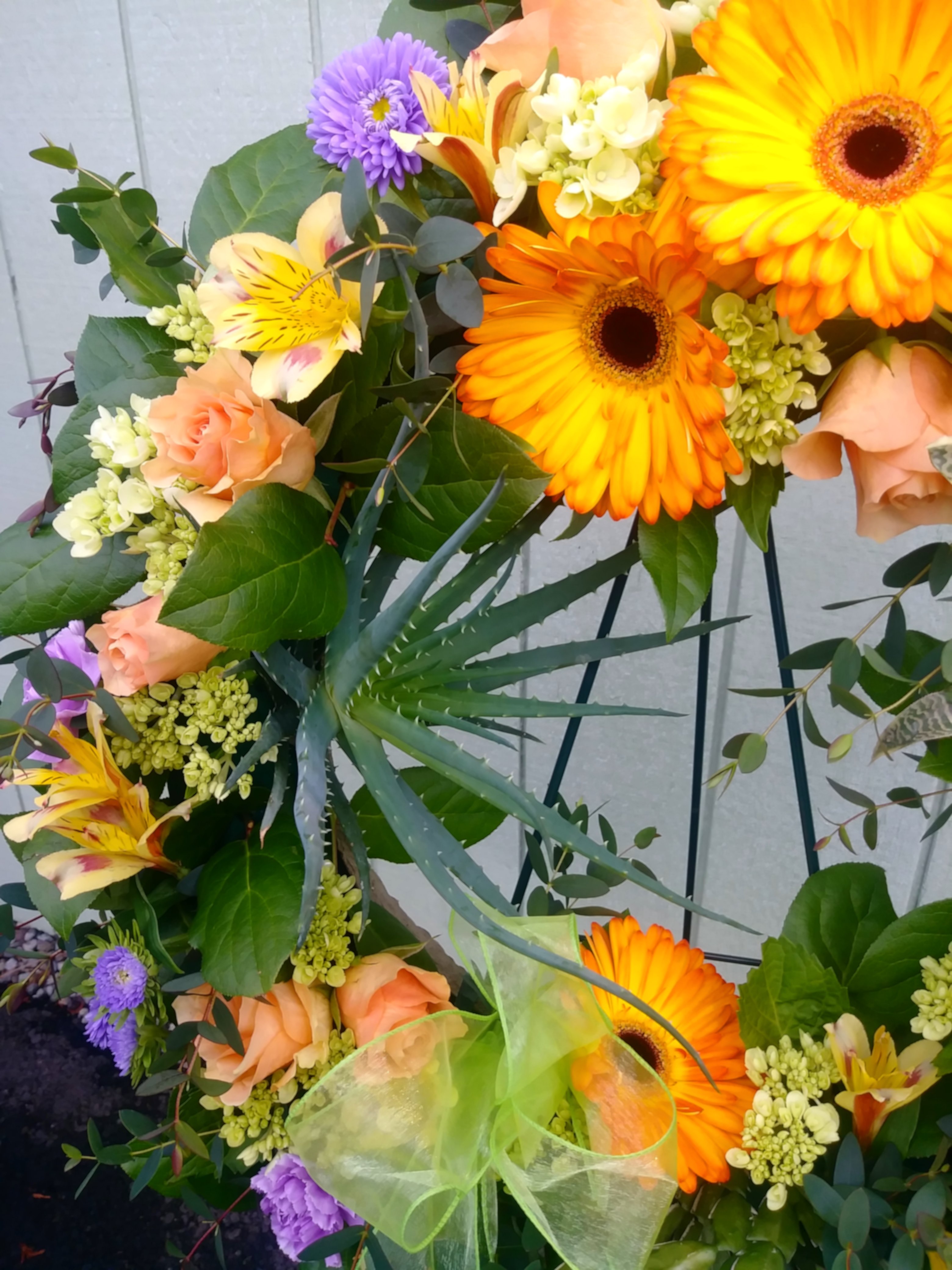Tropical Sunset Wreath Flower Shop in Salem Oregon