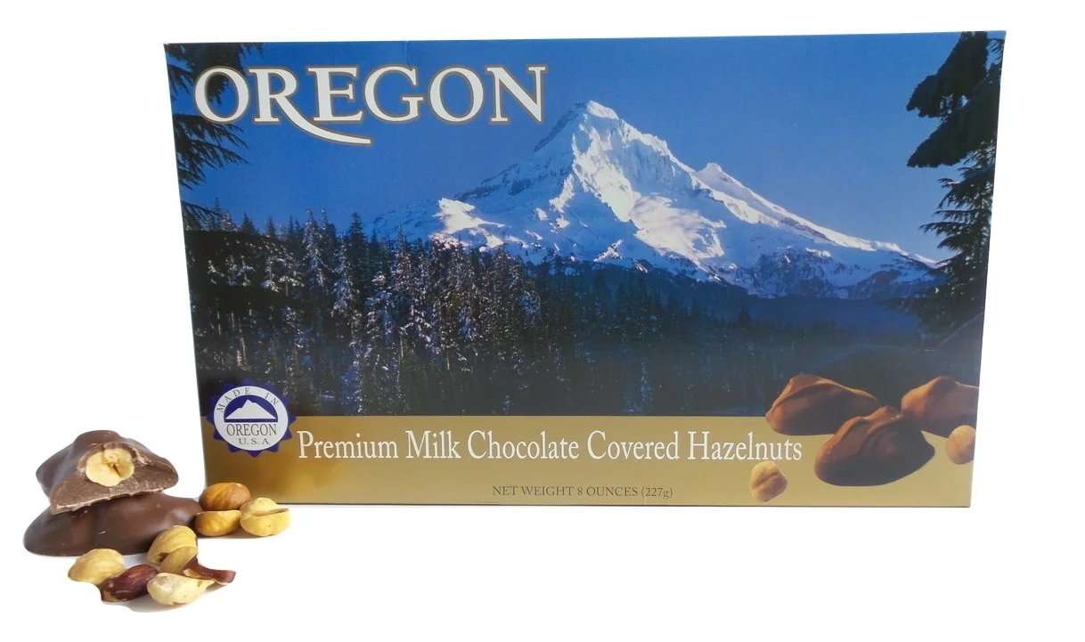 Premium Milk Chocolate Covered Hazelnuts, 8 oz. Flower Shop in Salem Oregon