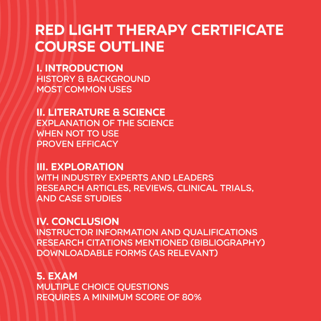 Red Light Therapy Certification AOPP
